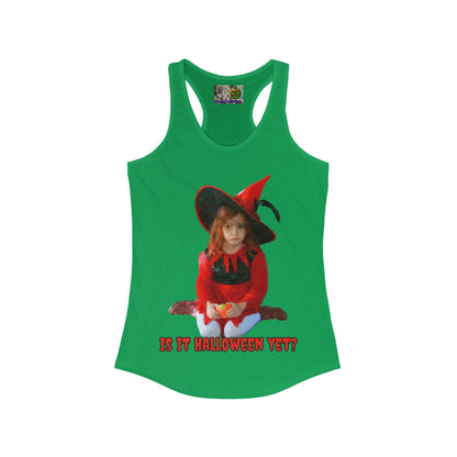 Is it Halloween yet? Women's Racerback Tank Top by CreepyCrafts.boo