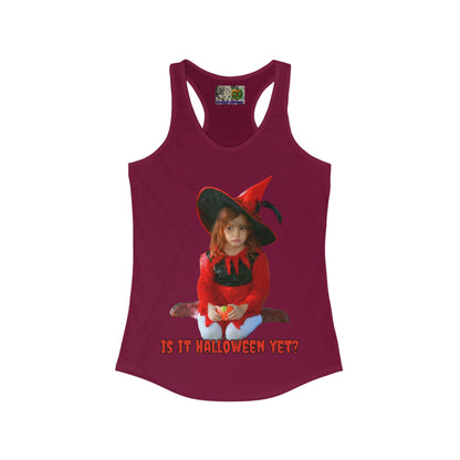Is it Halloween yet? Women's Racerback Tank Top by CreepyCrafts.boo