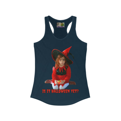 Is it Halloween yet? Women's Racerback Tank Top by CreepyCrafts.boo