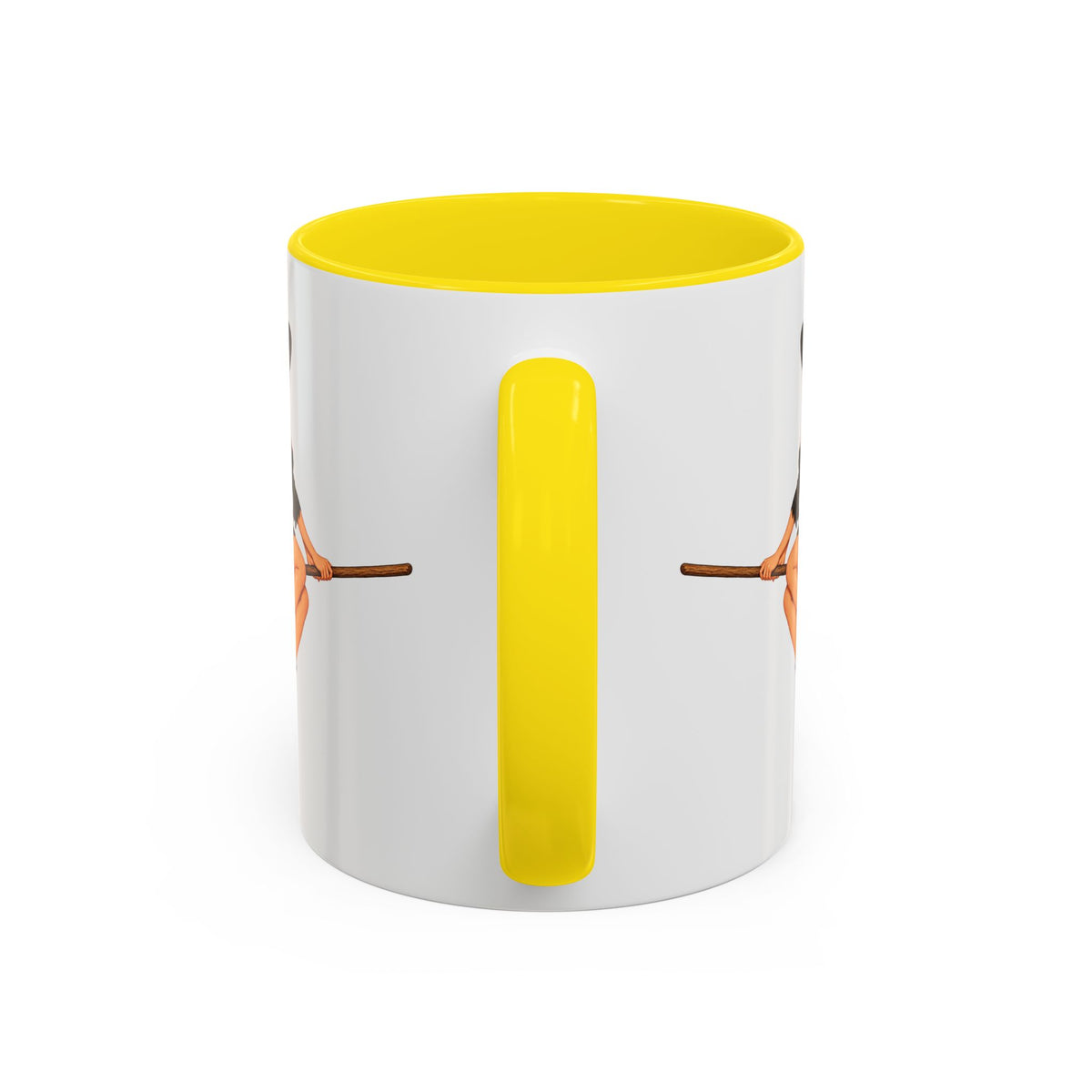 Hazel Hex White Accent Mug by CreepyCrafts.boo