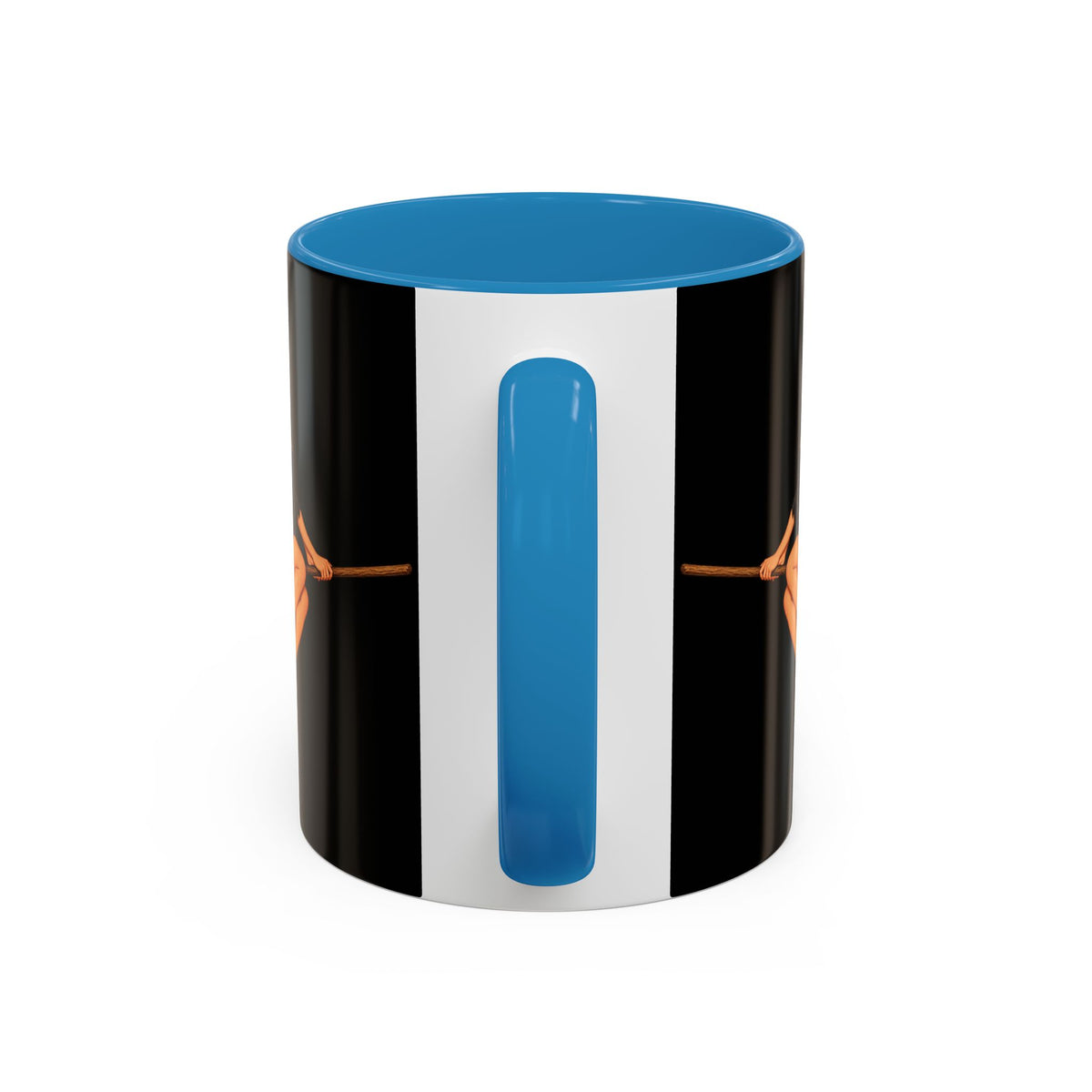 Hazel Hex Black Accent Mug by CreepyCrafts.boo