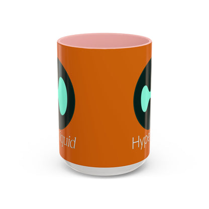 Hyperliquid White font Orange Accent Mug by cypherpunkgear.com
