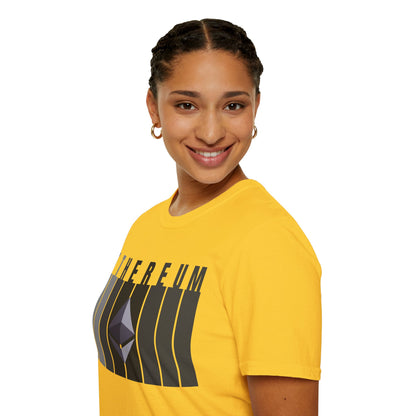 Ethereum (ETH) Light colors Unisex T-Shirt by cypherpunkgear.com