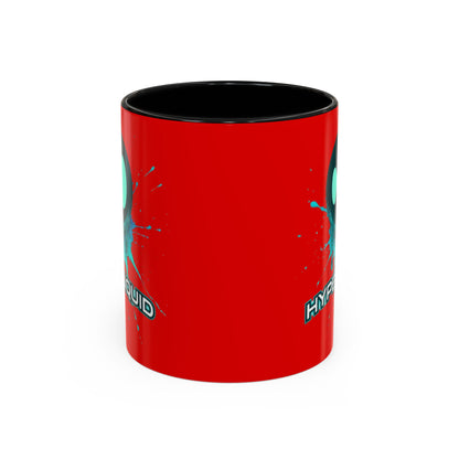 HYPE Drip Red Accent Mug by cypherpunkgear.com