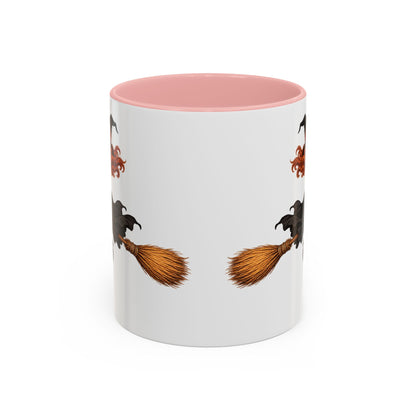 Hazel Hex White Accent Mug by CreepyCrafts.boo