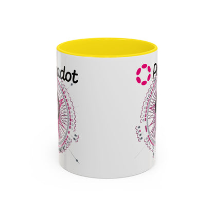 Polkadot (DOT) Accent Mug by cypherpunkgear.com