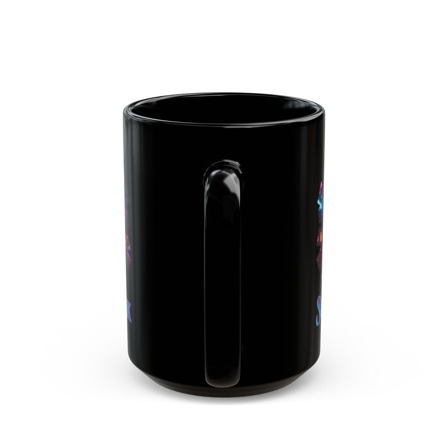 Snowpunk Black Mug by cypherpunkgear.com