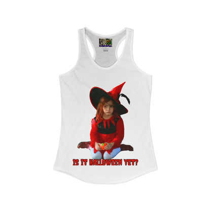 Is it Halloween yet? Women's Racerback Tank Top by CreepyCrafts.boo