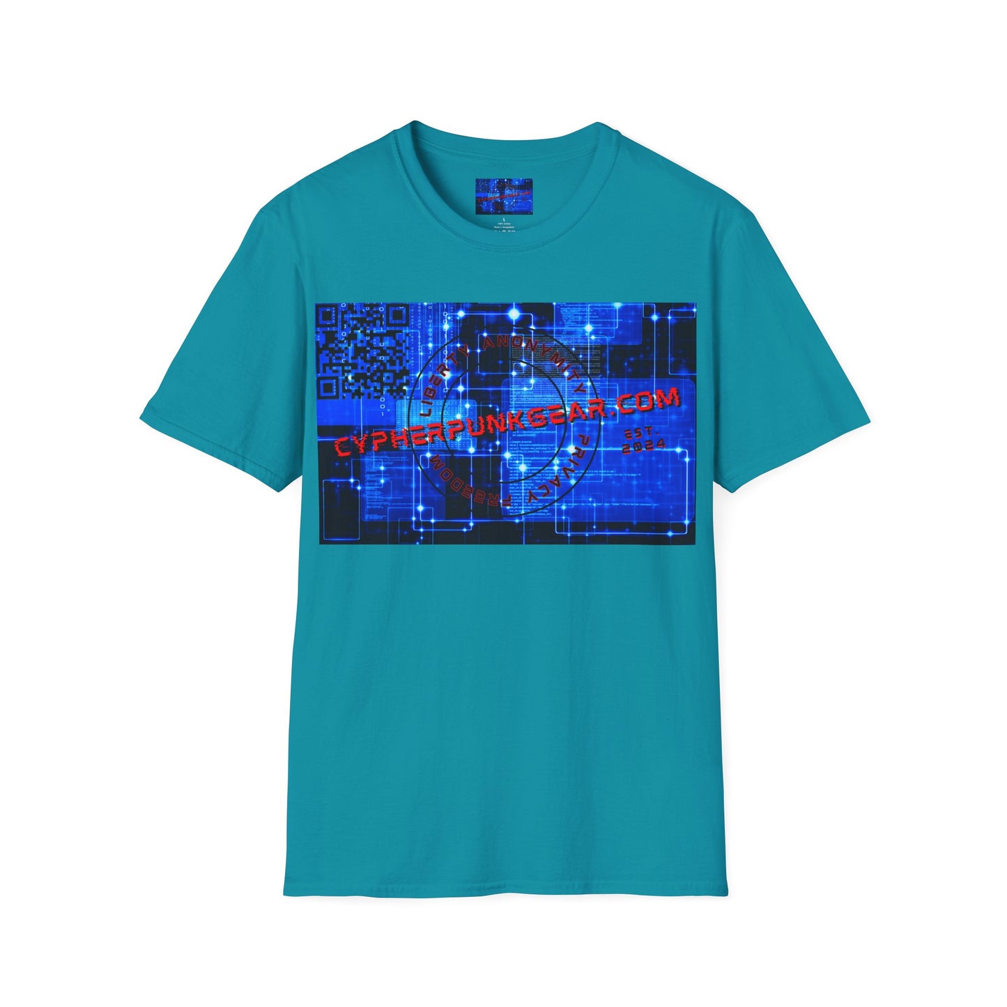 Cypherpunkgear.com logo Dark colors Unisex T-Shirt by cypherpunkgear.com