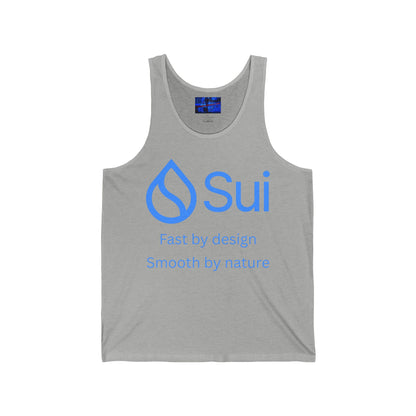 SUI Unisex Jersey Tank Top by cypherpunkgear.com