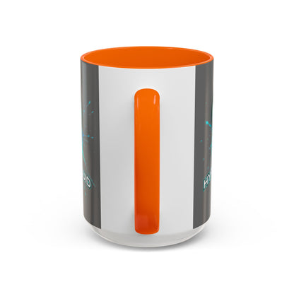 HYPE Drip Grey Accent Mug by cypherpunkgear.com