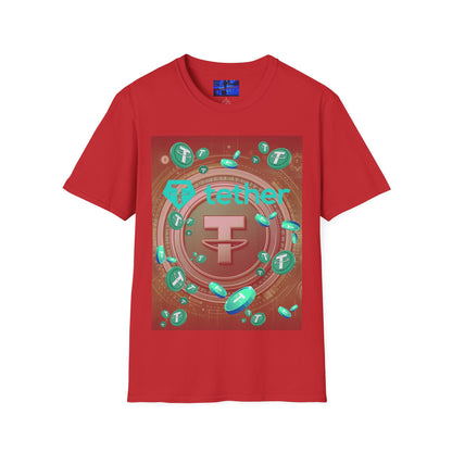 Tether LTcolors Unisex T-Shirt by cypherpunkgear.com