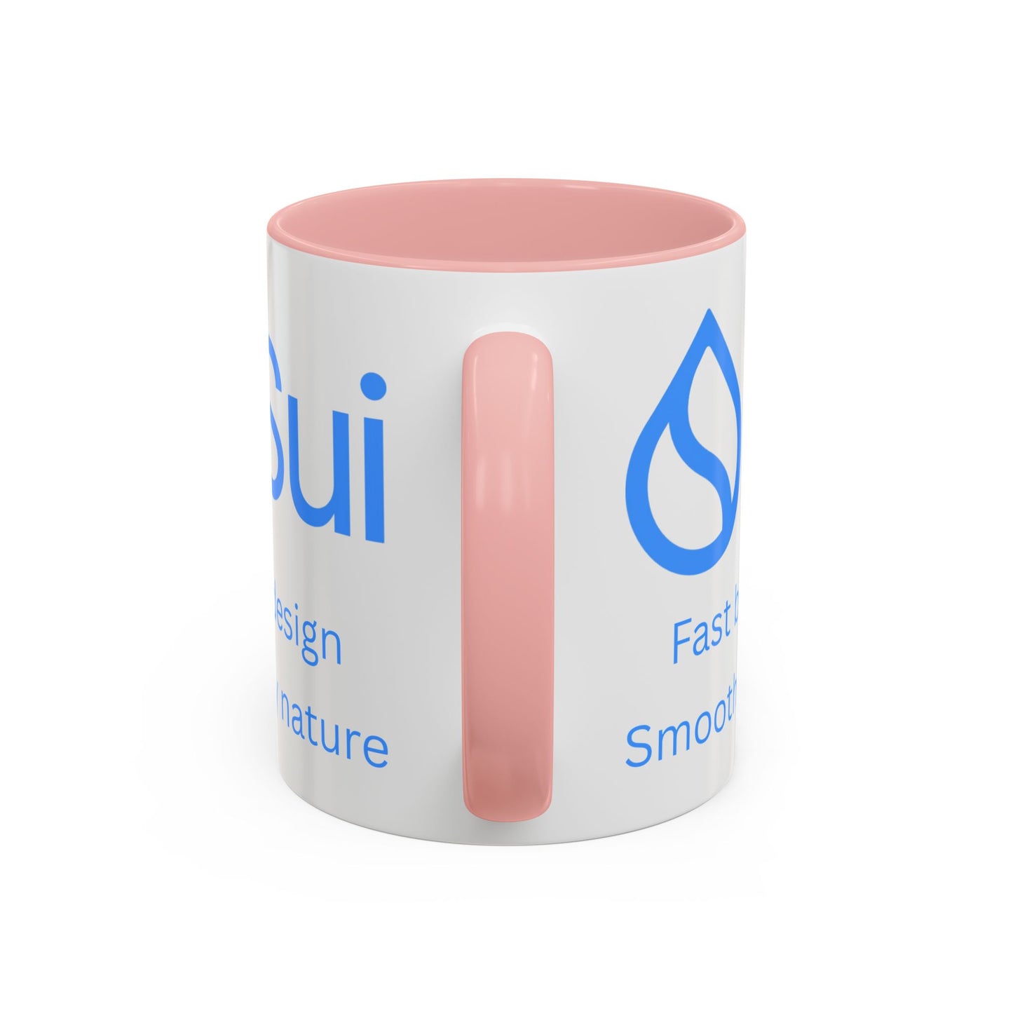 SUI White Accent Mug by cypherpunkgear.com