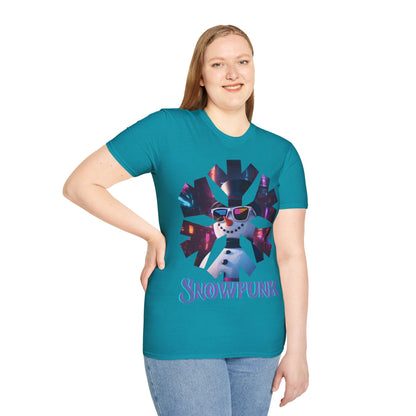 Snowpunk Dark colors Unisex T-Shirt by cypherpunkgear.com