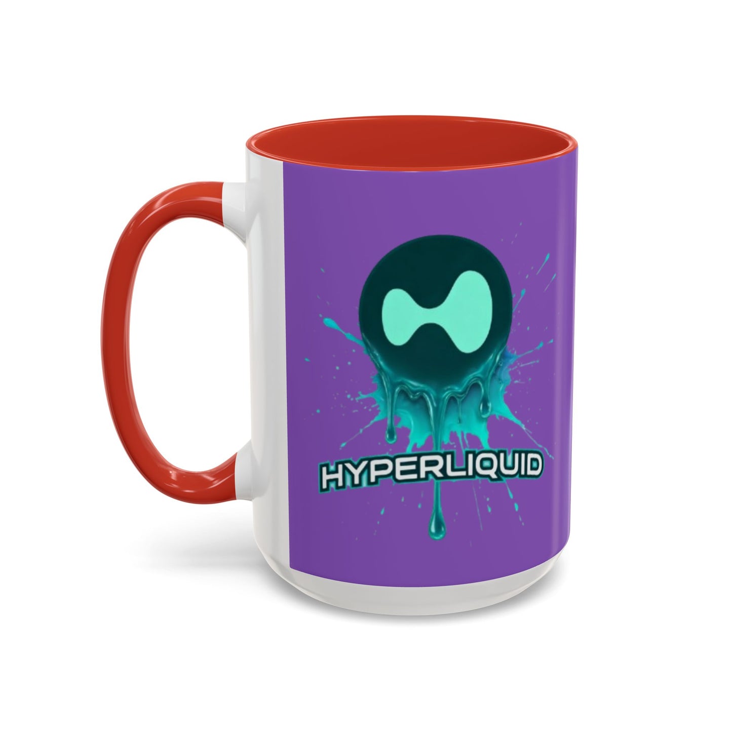 HYPE Drip Light Purple Accent Mug by cypherpunkgear.com