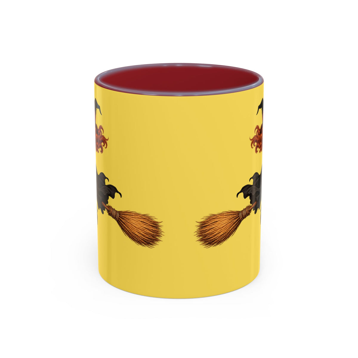 Hazel Hex Yellow Accent Mug by CreepyCrafts.boo
