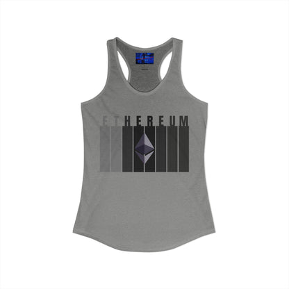 Ethereum (ETH) Women's Racerback Tank Top by cypherpunkgear.com