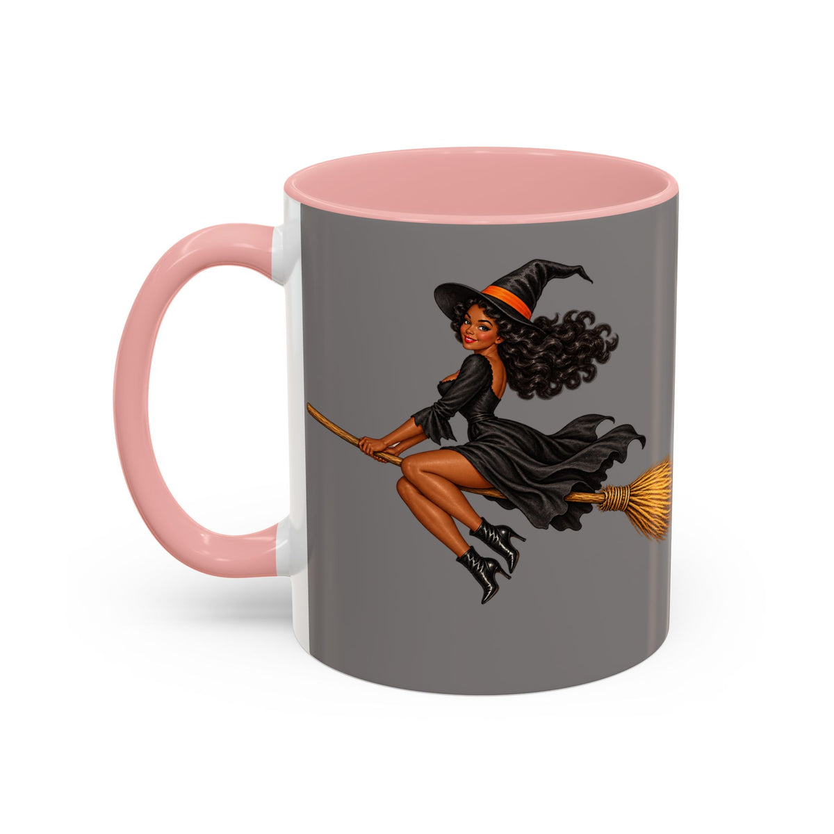 Velvet Vex Grey Accent Mug by CreepyCrafts.boo