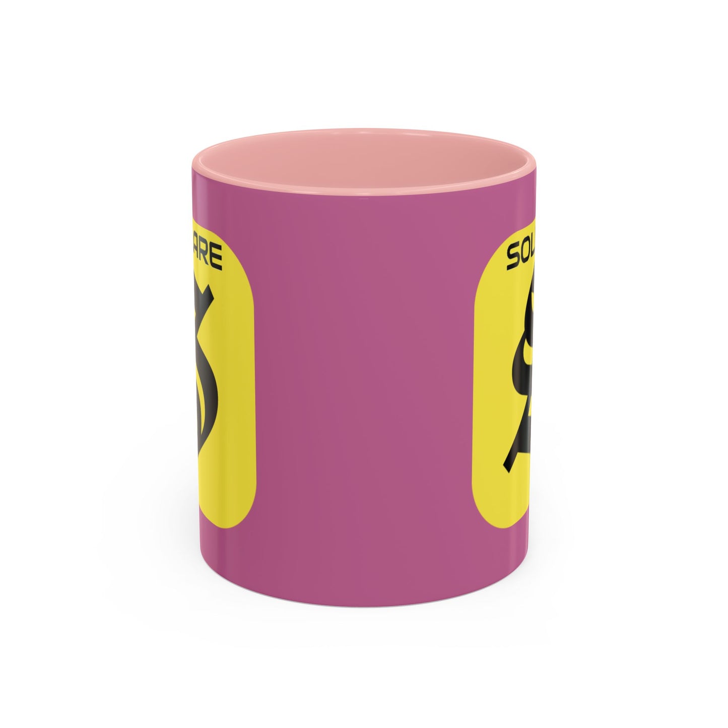 SolflareLogo Pink Accent Mug by cypherpunkgear.com