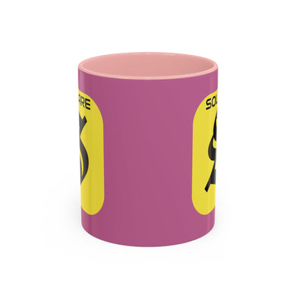 SolflareLogo Pink Accent Mug by cypherpunkgear.com