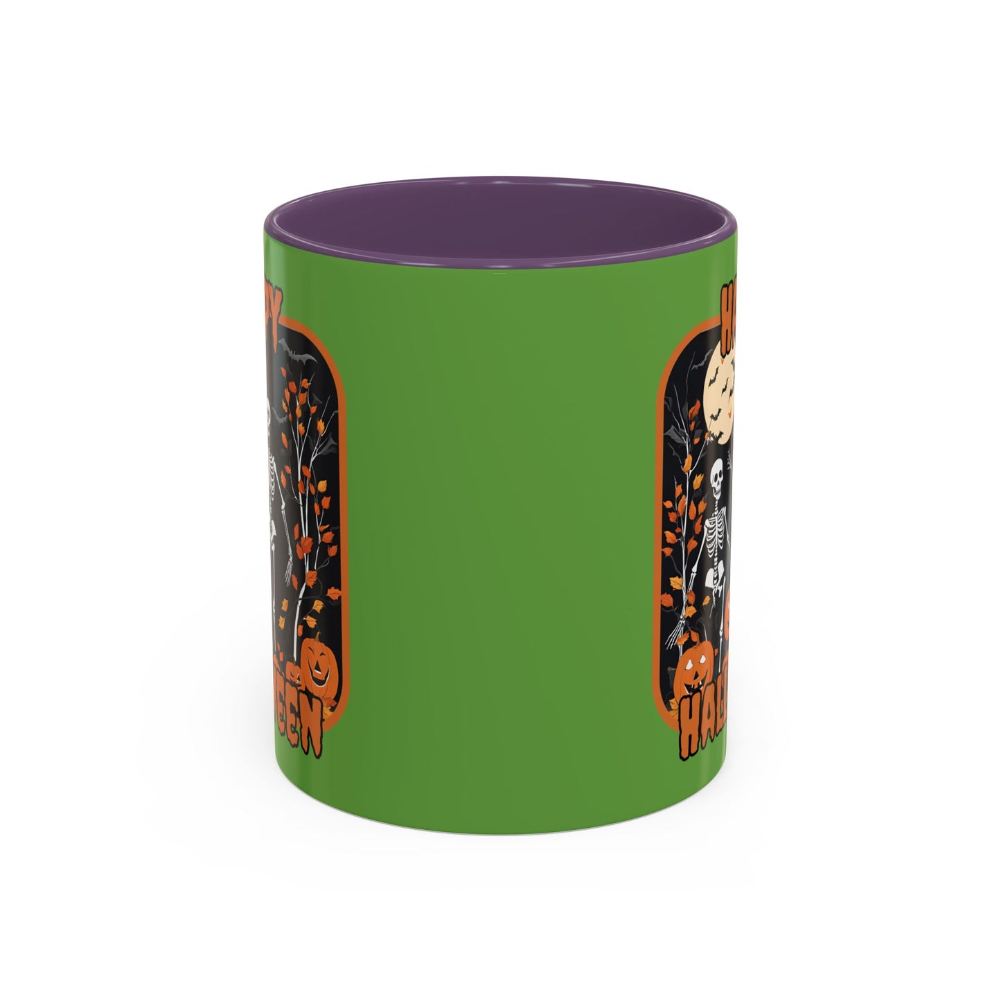 Spooktacular Skeletons of Halloween Accent Mug by CreepyCrafts.boo