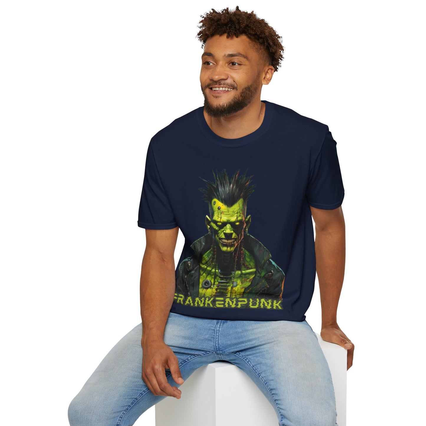 Frankenpunk DKcolors Unisex T-Shirt by CreepyCrafts.boo