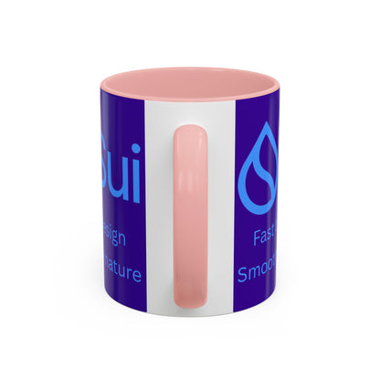 SUI Purple Accent Mug by cypherpunkgear.com