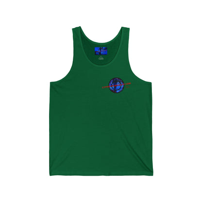 2-sided cypherpunkgear Logo Unisex Jersey Tank Top by cypherpunkgear