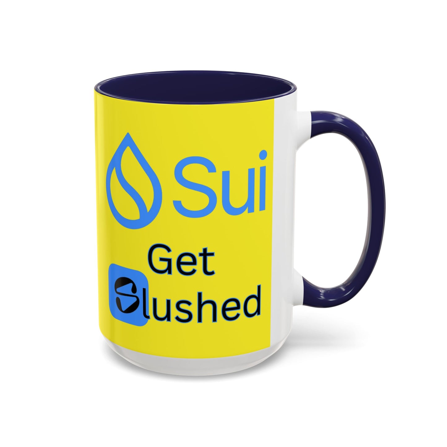 Sui: Get Slushed Yellow Accent Mug by cypherpunkgear.com