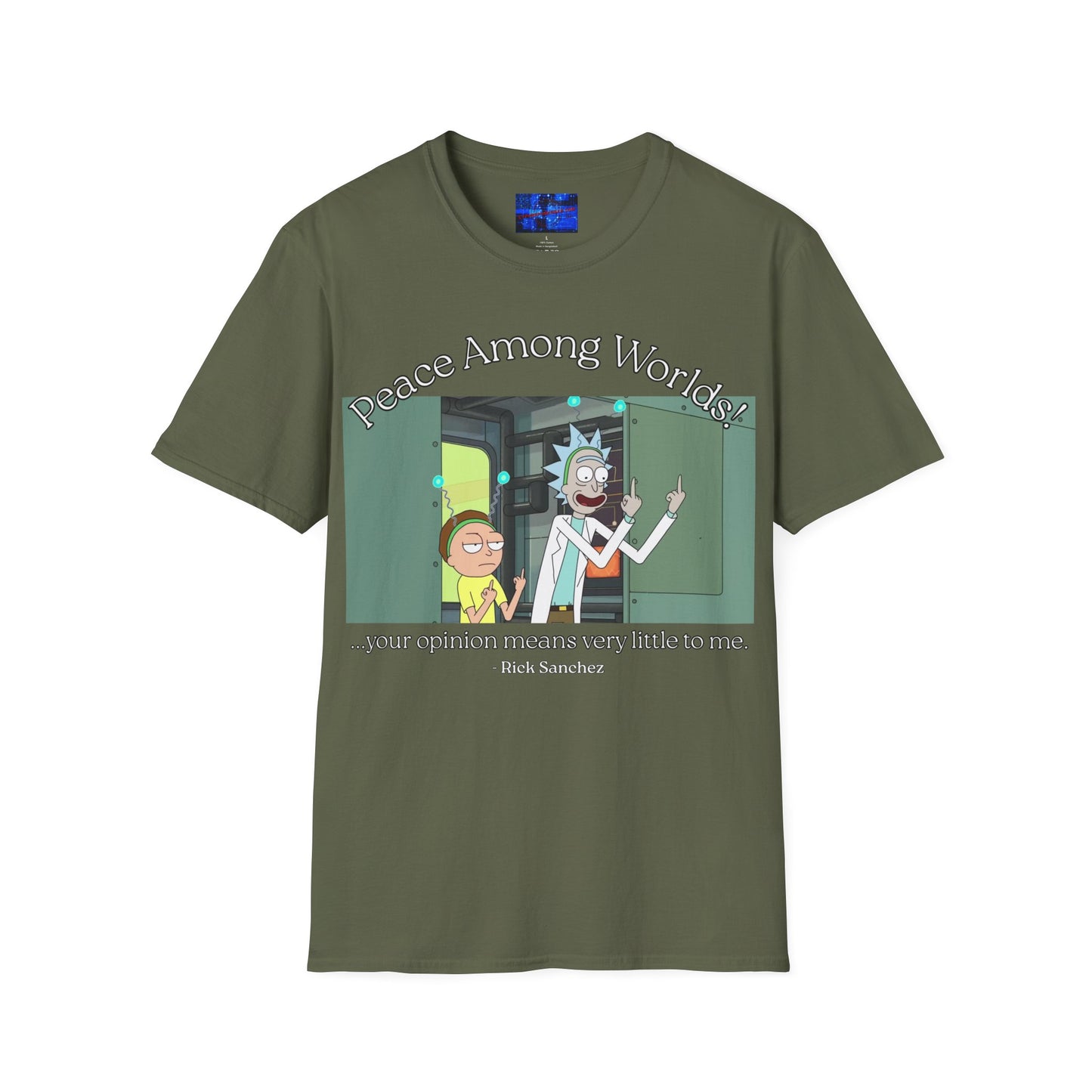 Peace Among Worlds! Dark colors Unisex T-Shirt by cypherpunkgear.com