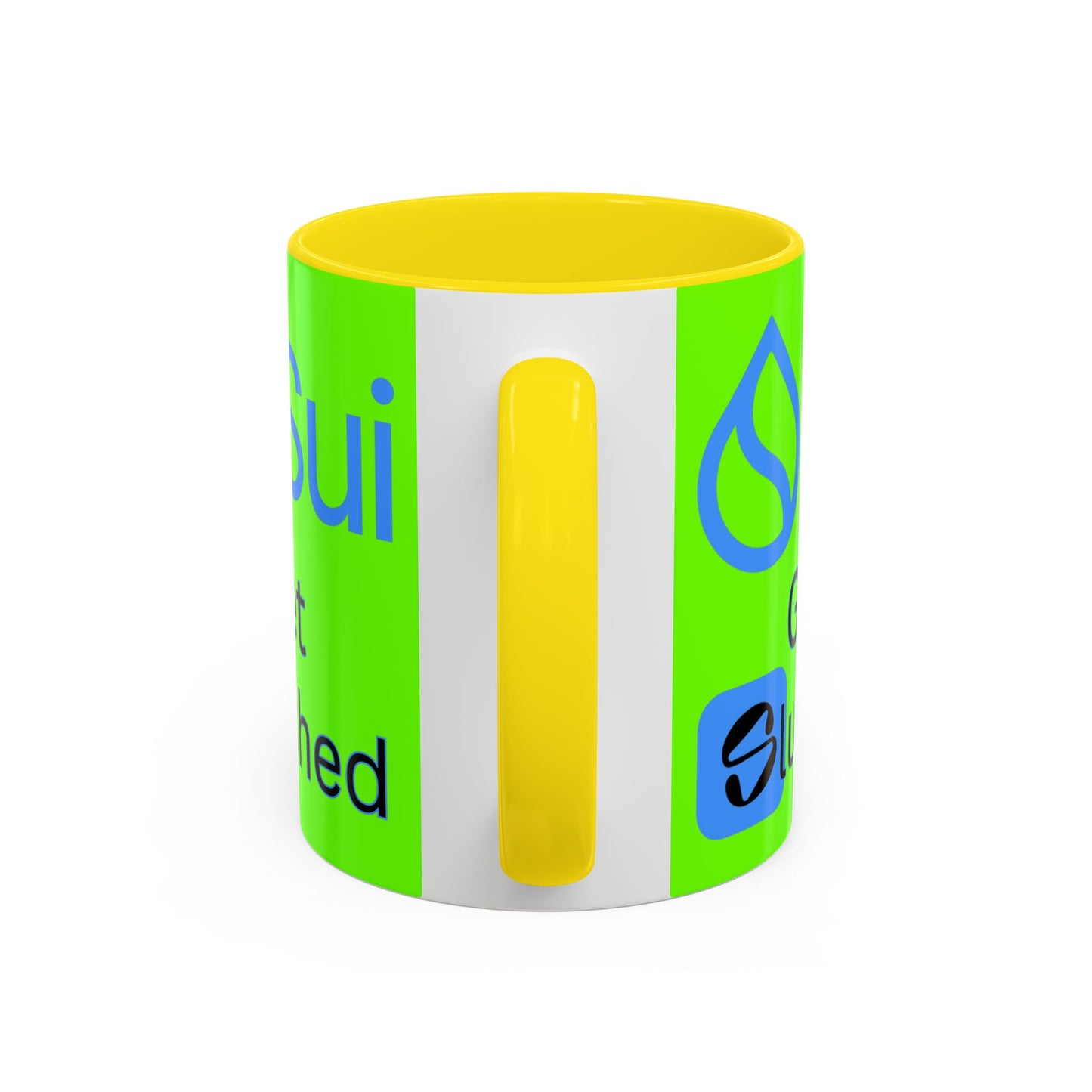 Sui: Get Slushed Green Accent Mug by cypherpunkgear.com