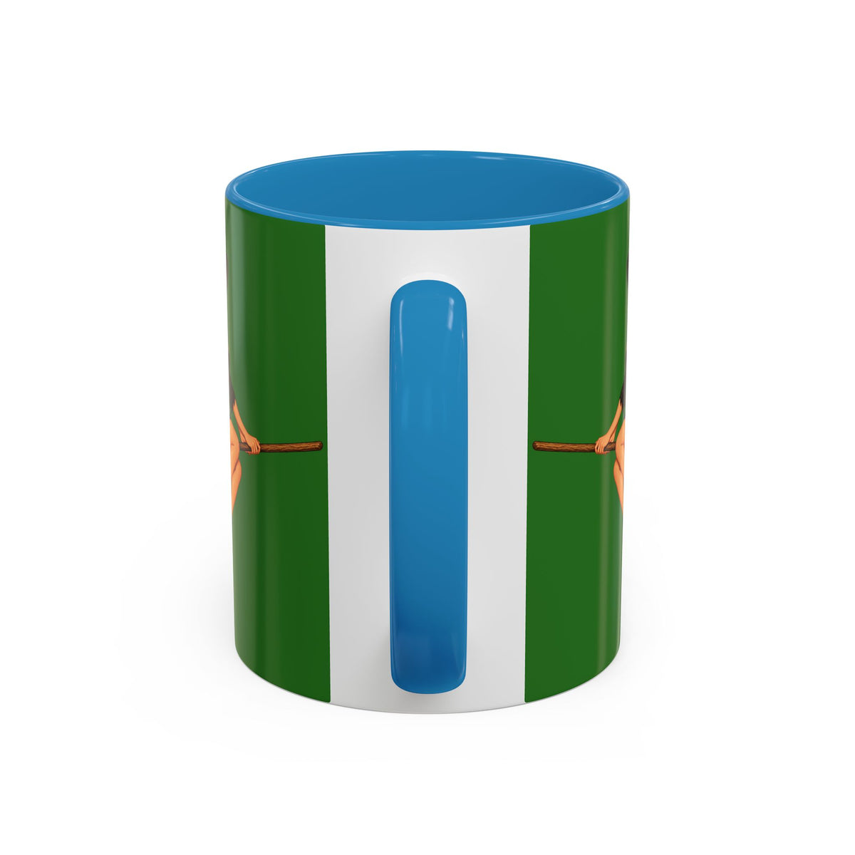 Hazel Hex Green Accent Mug by CreepyCrafts.boo
