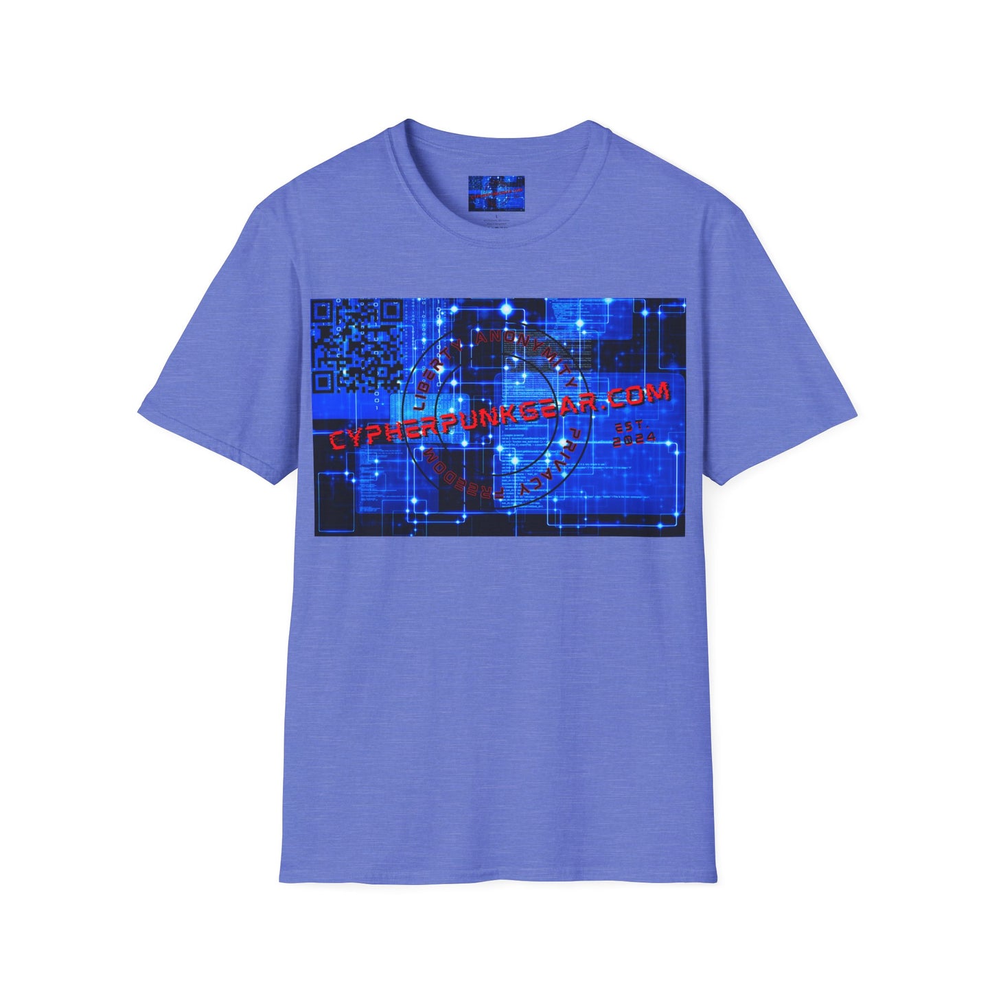 Cypherpunkgear.com logo Light colors Unisex T-Shirt by cypherpunkgear.com