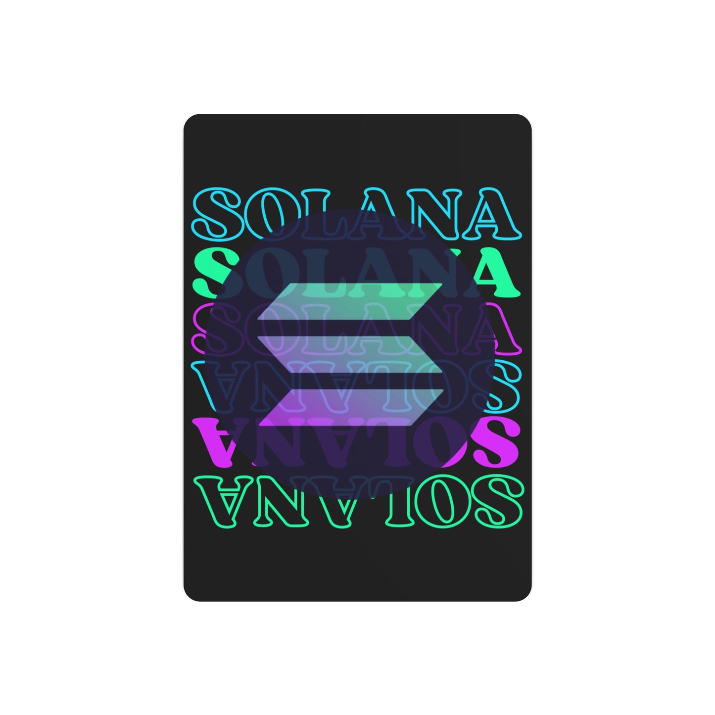 ¡Solana! ¡Solana! Solana por cypherpunkgear! Muestra del arte del metal