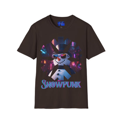 Snowpunk Dark colors Unisex T-Shirt by cypherpunkgear.com