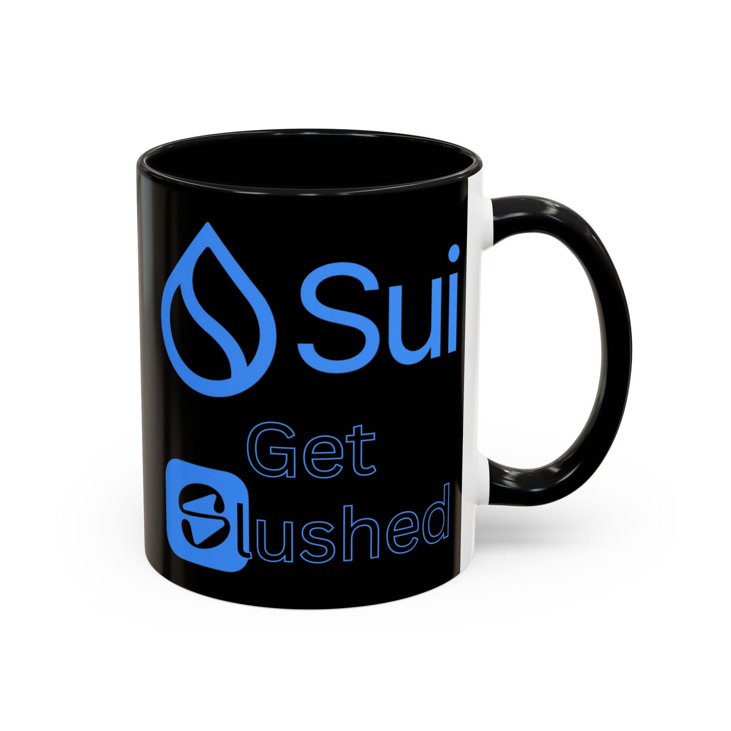 Sui: Get Slushed Black Accent Mug by cypherpunkgear.com