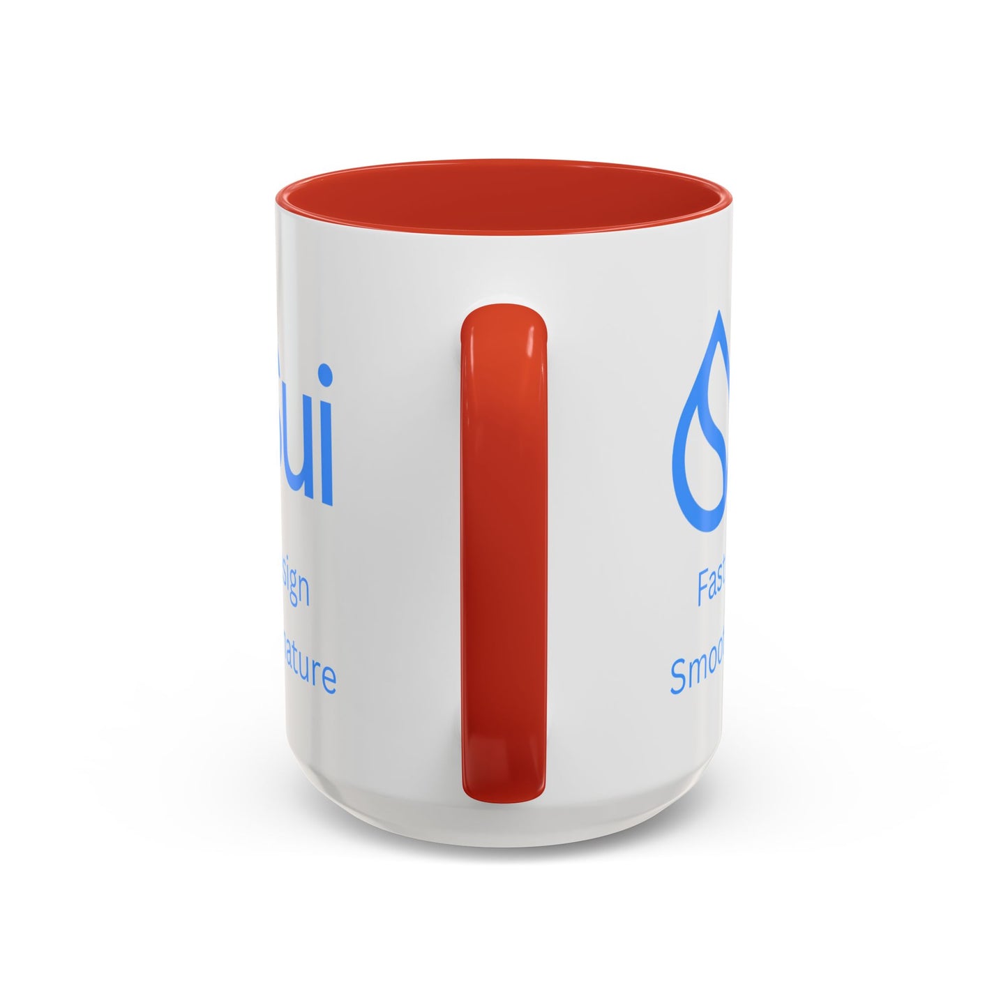 SUI White Accent Mug by cypherpunkgear.com