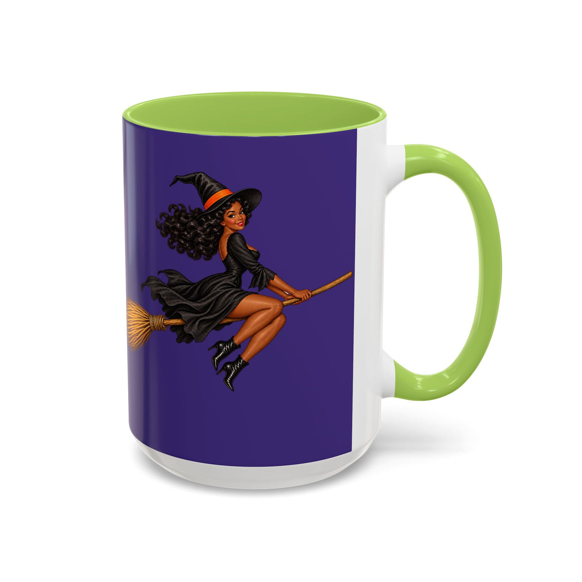 Velvet Vex Purple Accent Mug by CreepyCrafts.boo