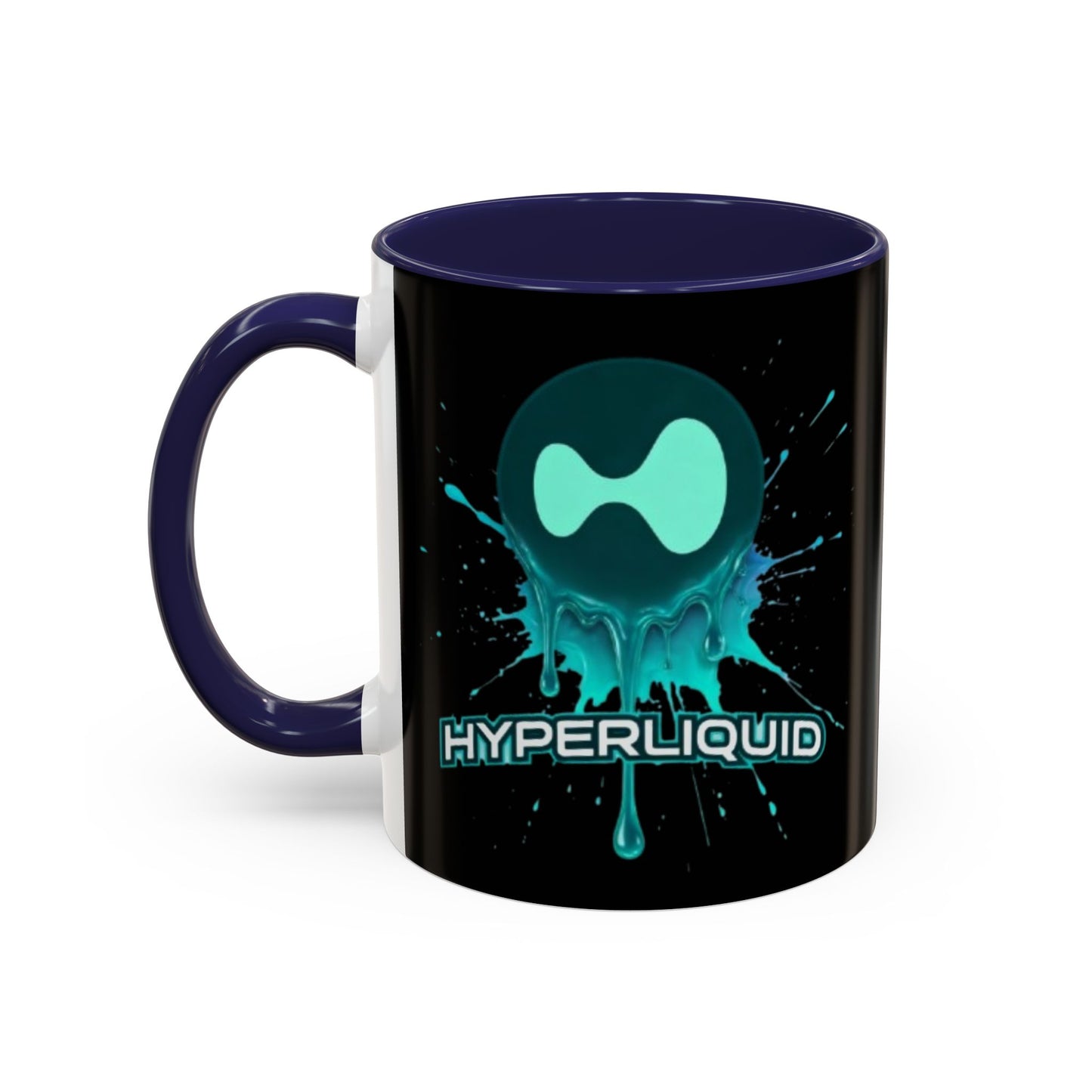 HYPE Drip Black Accent Mug by cypherpunkgear.com
