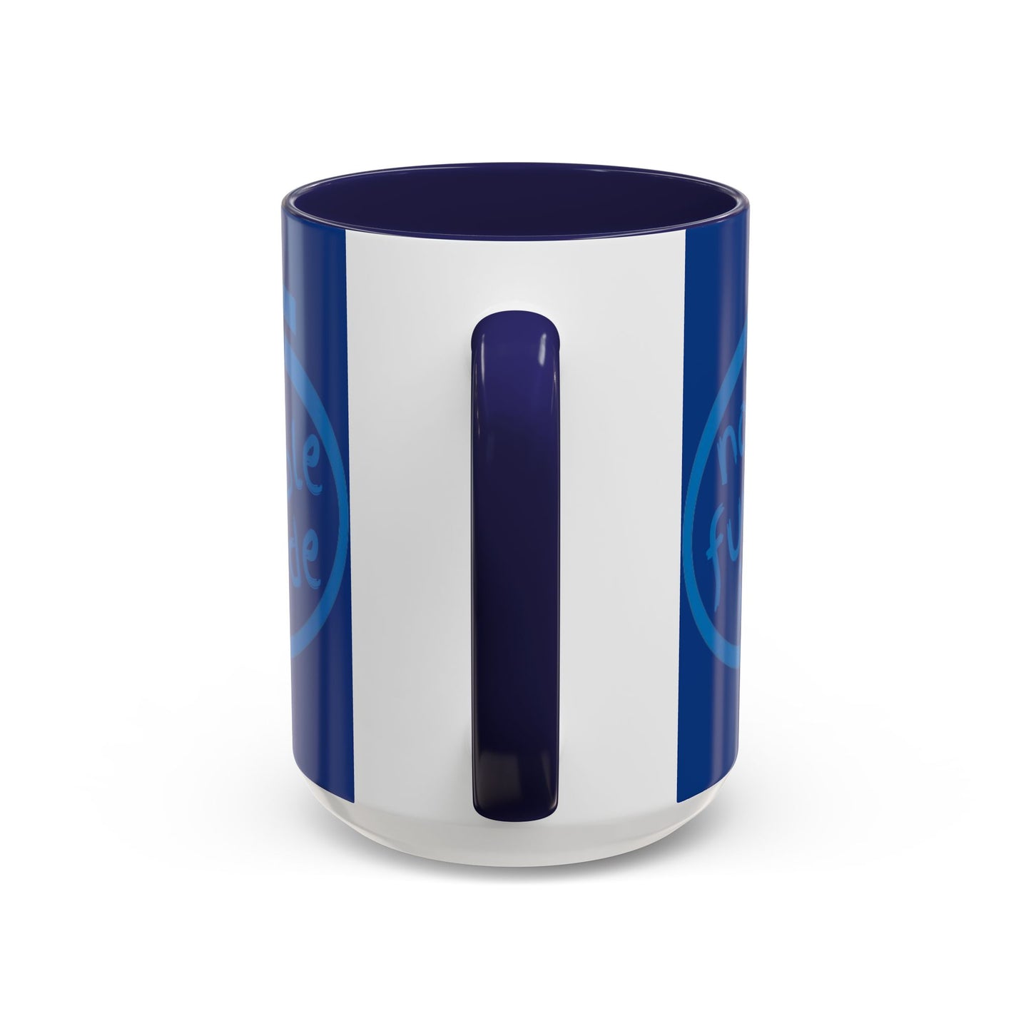 Non-Fungible Inside Dark Blue Accent Mug by cypherpunkgear.com
