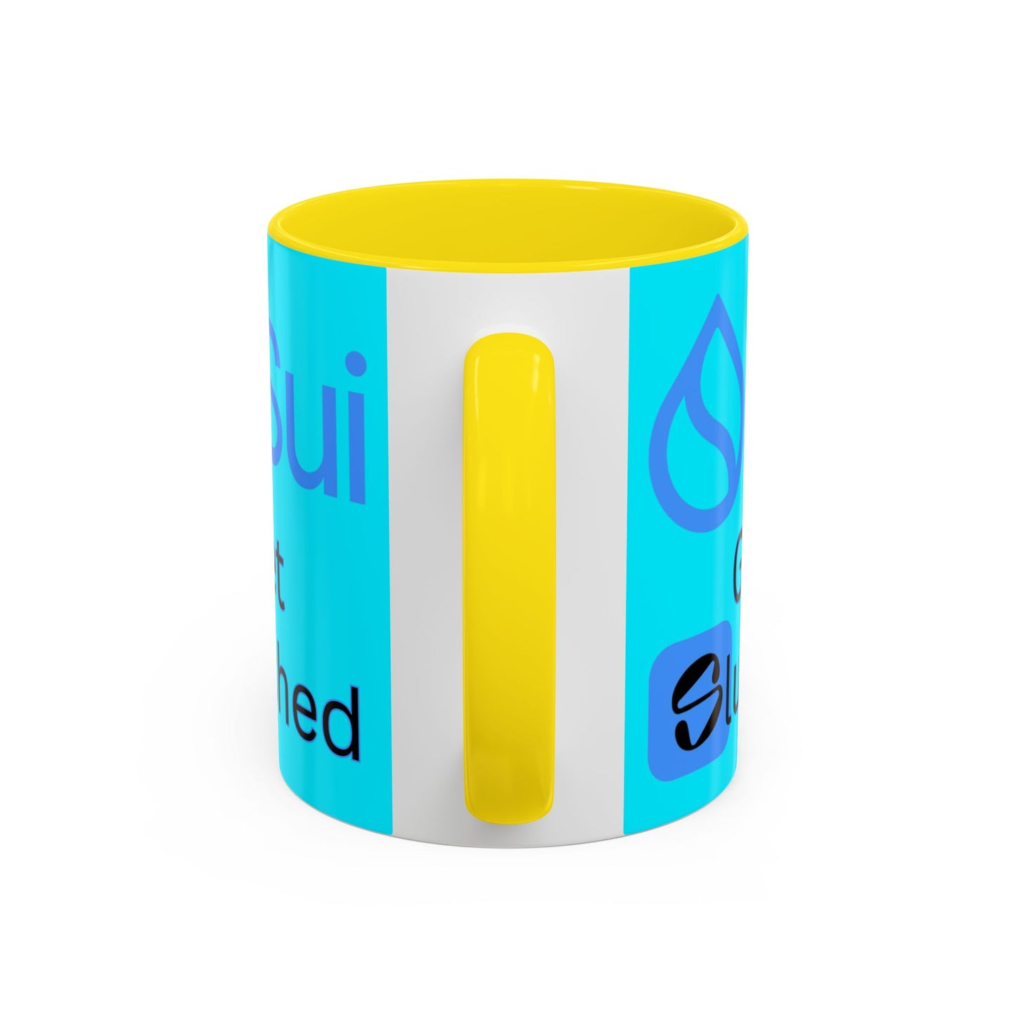 Sui: Get Slushed Light Blue Accent Mug by cypherpunkgear.com