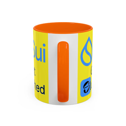 Sui: Get Slushed Yellow Accent Mug by cypherpunkgear.com