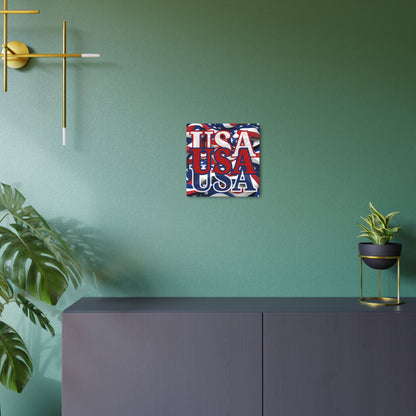 ¡EE.UU! ¡EE.UU! ¡EE.UU! (Centro rojo) por cypherpunkgear! Muestra del arte del metal