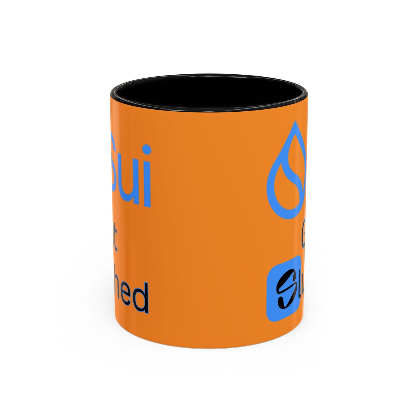 Sui: Get Slushed Orange Accent Mug by cypherpunkgear.com