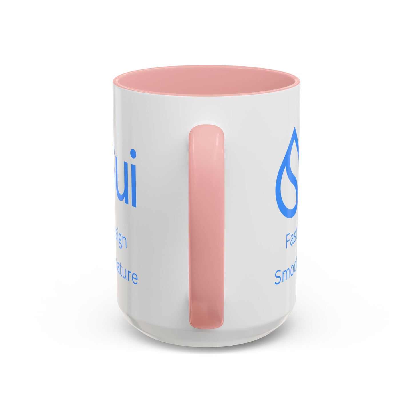 SUI White Accent Mug by cypherpunkgear.com