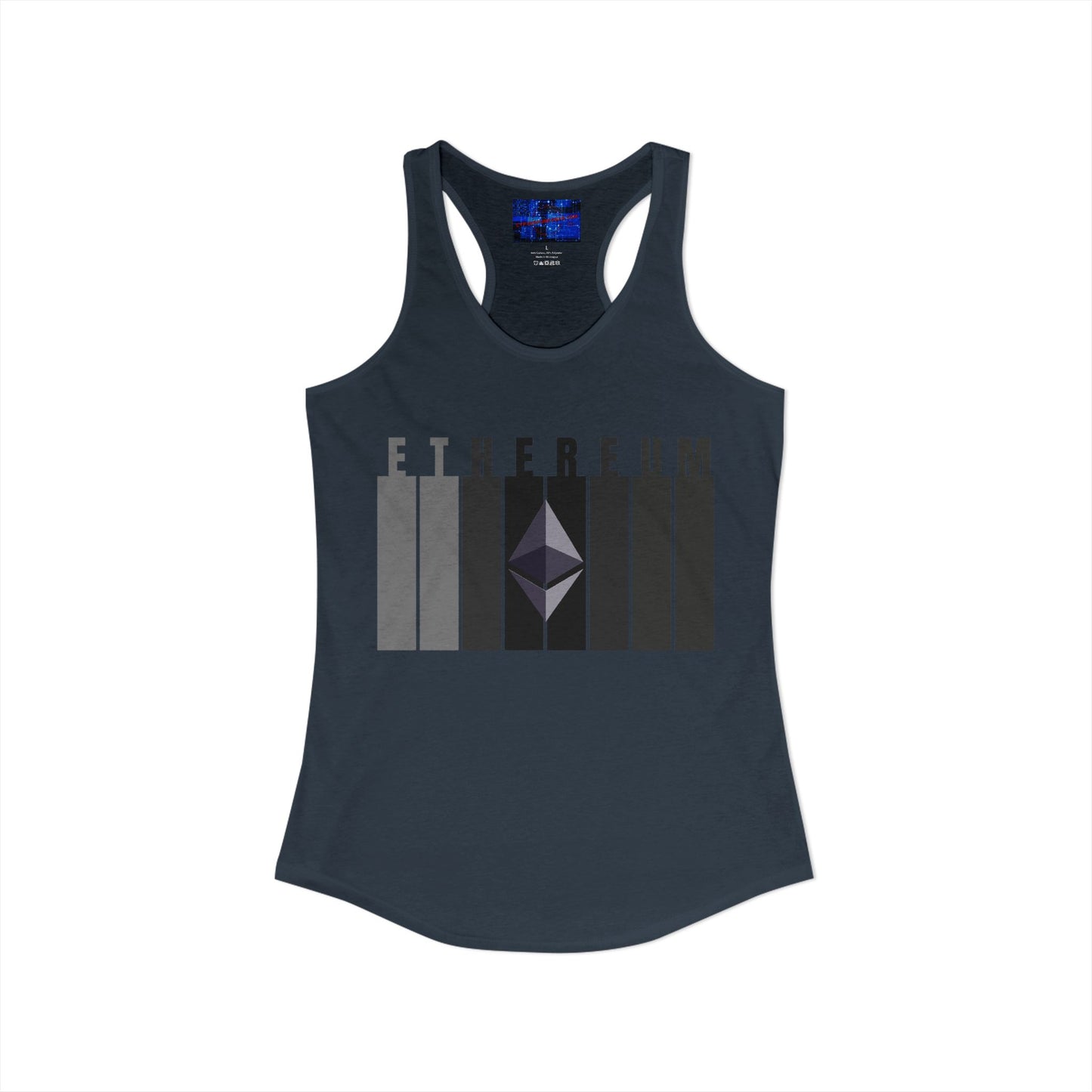 Ethereum (ETH) Women's Racerback Tank Top by cypherpunkgear.com