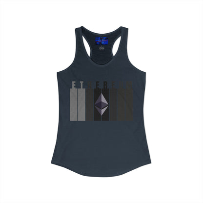 Ethereum (ETH) Women's Racerback Tank Top by cypherpunkgear.com