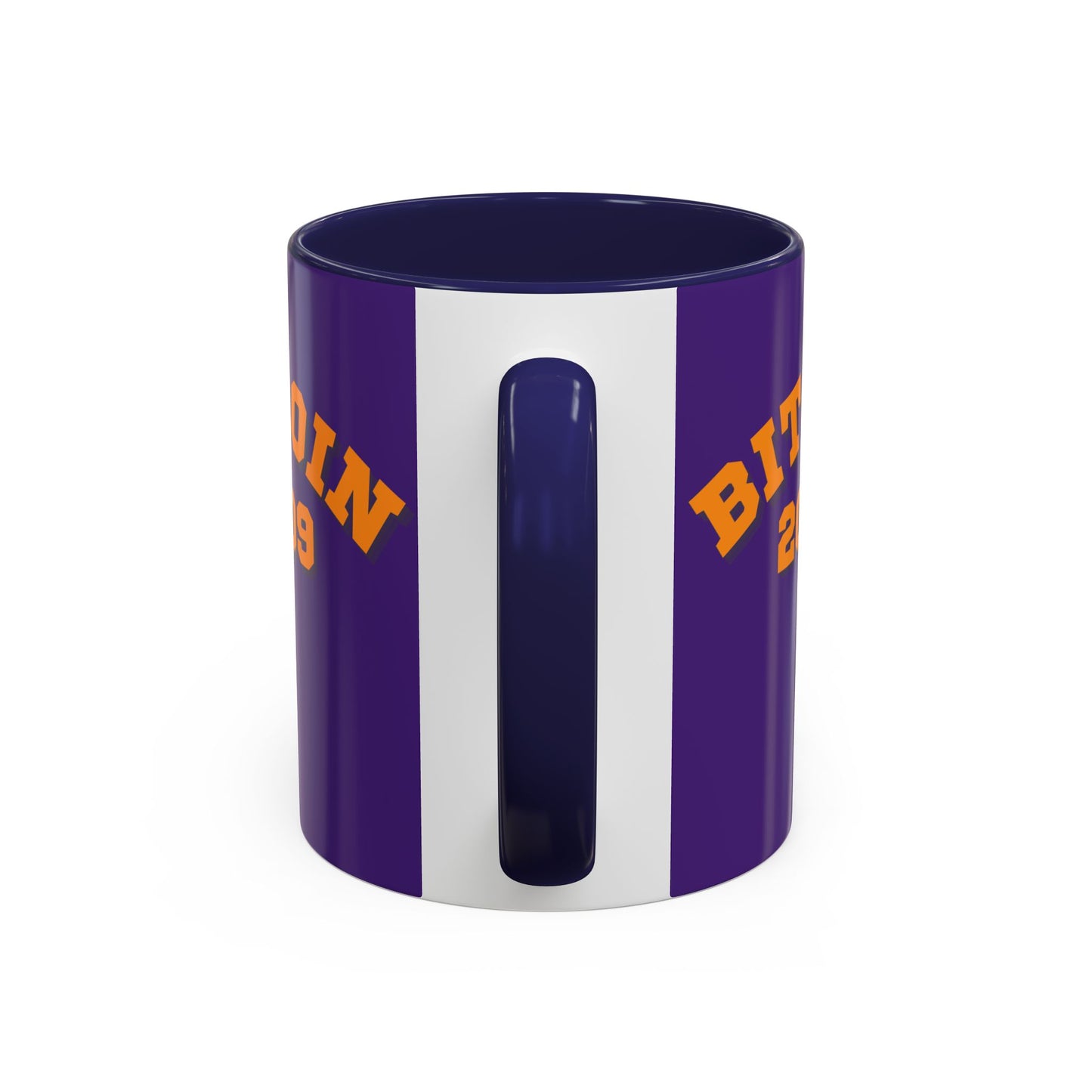 Bitcoin 2009 Dark Purple Accent Mug by cypherpunkgear.com