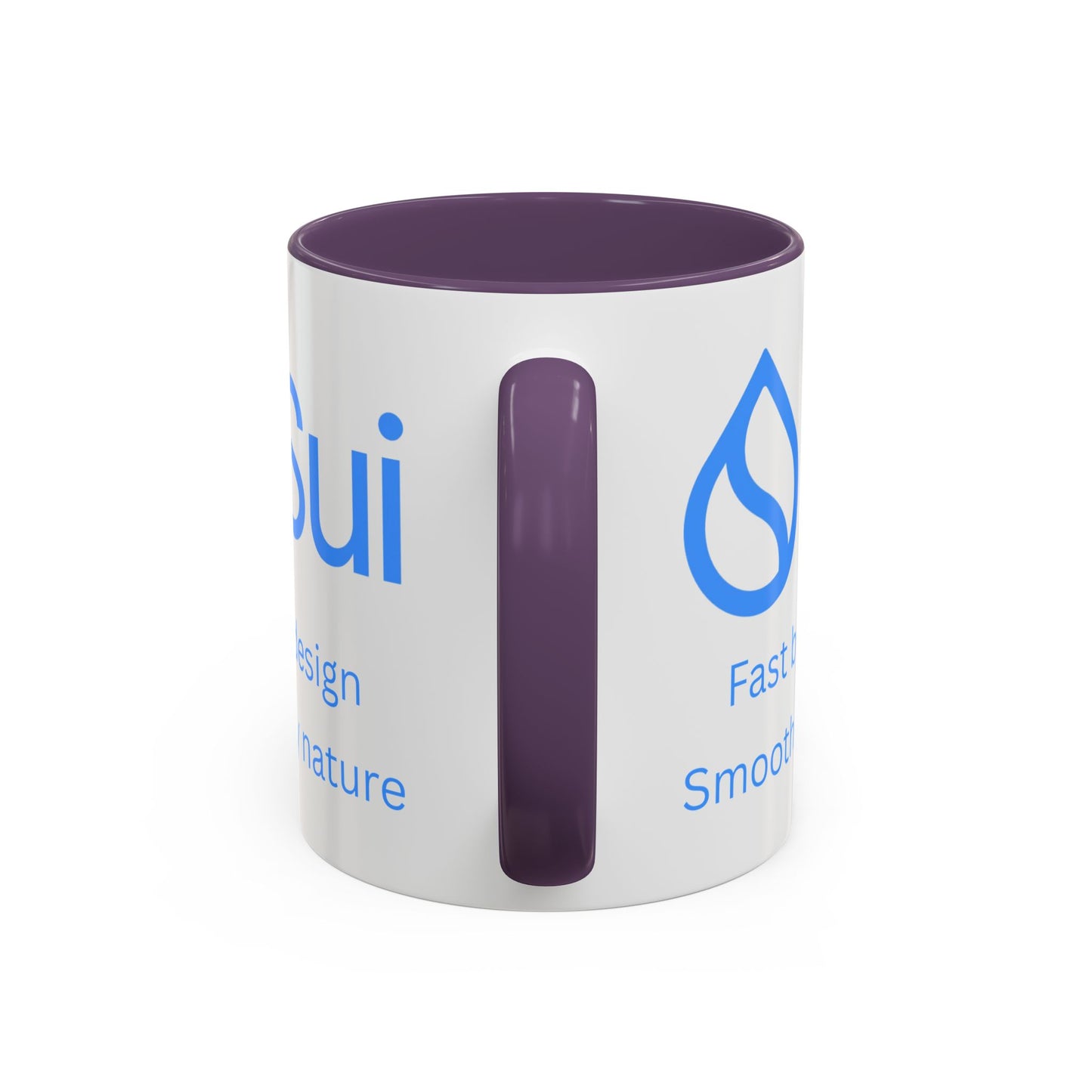 SUI White Accent Mug by cypherpunkgear.com