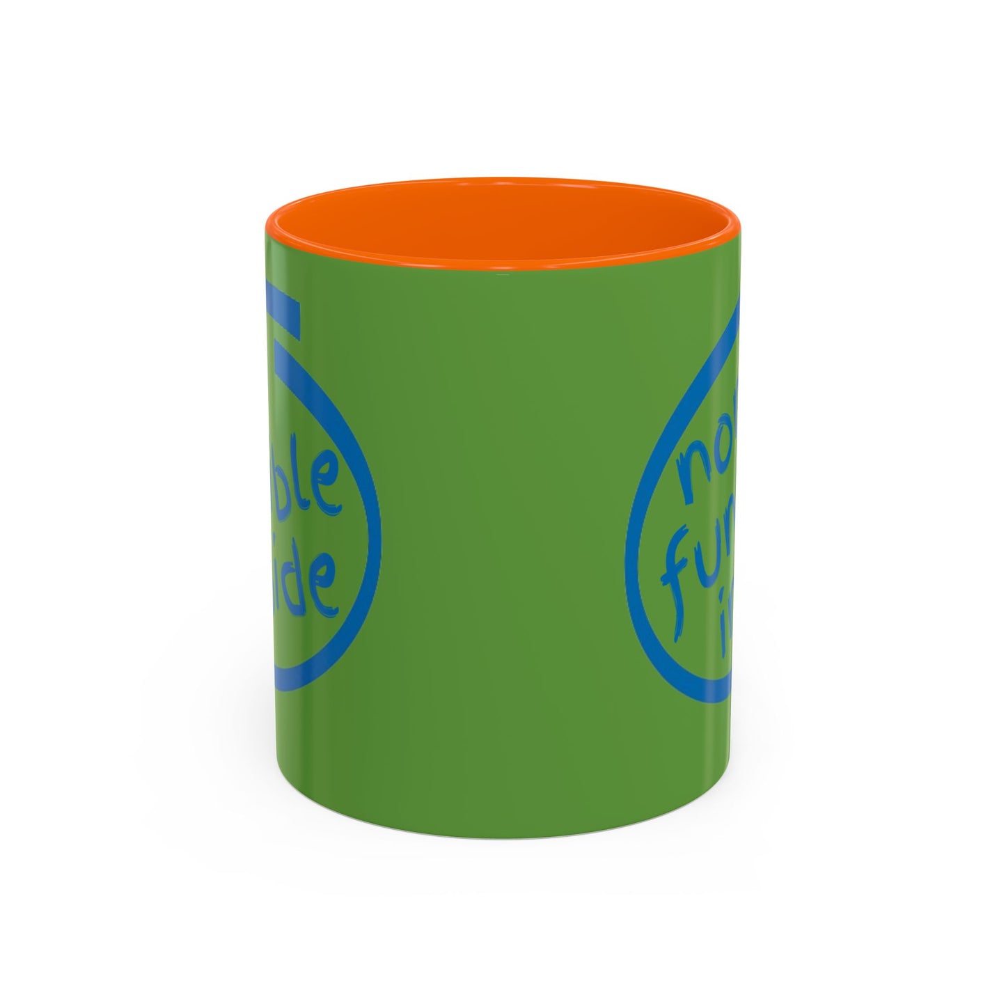 Non-Fungible Inside Green Accent Mug by cypherpunkgear.com
